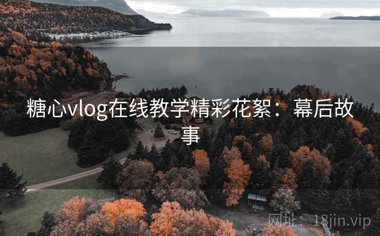糖心vlog在线教学精彩花絮：幕后故事